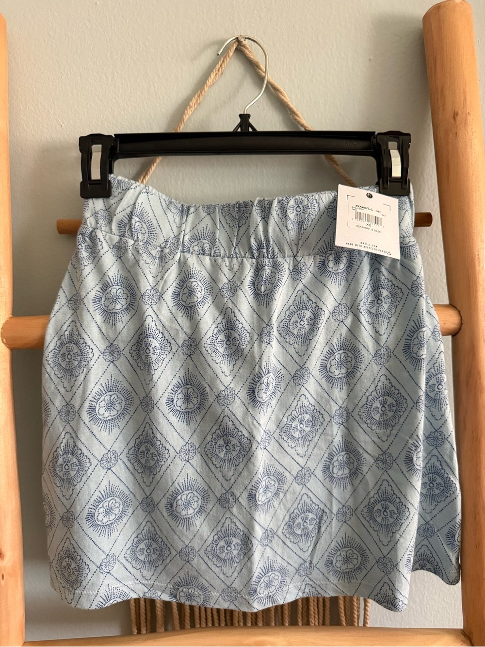 O'Neill Pale Blue Mini Skirt